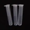 Plastica Provetta trasparente con coperchio 10 ml