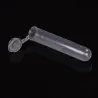 Plastica Provetta trasparente con coperchio 10 ml