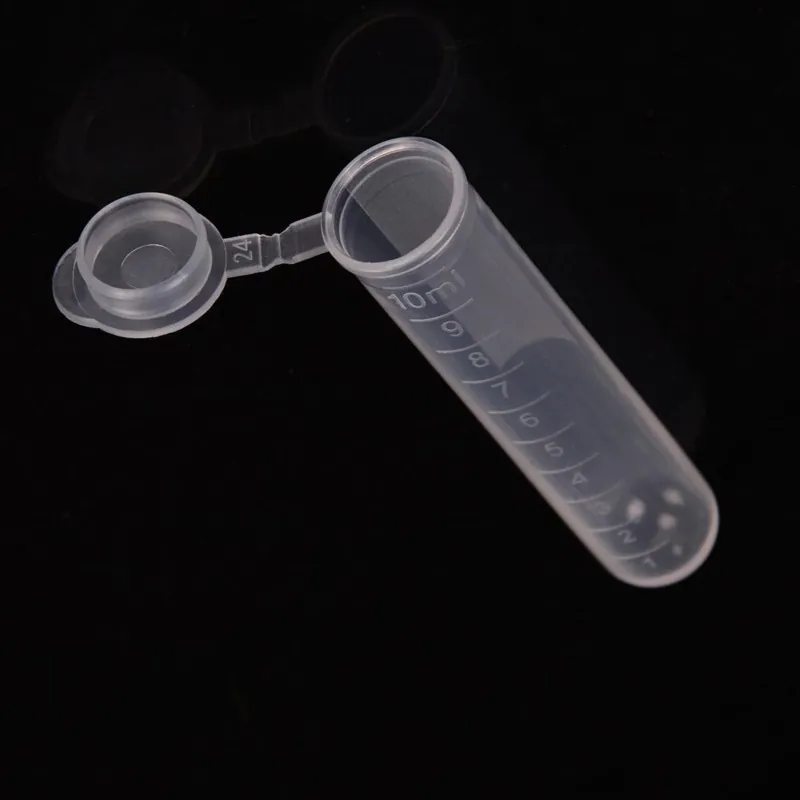 Transparent Clear Test Tube With lid 10 ml