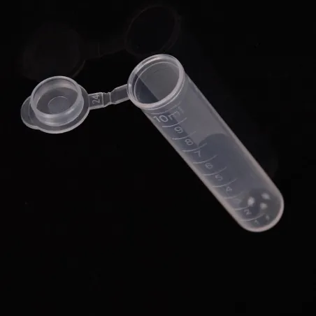 Transparent Clear Test Tube With lid 10 ml