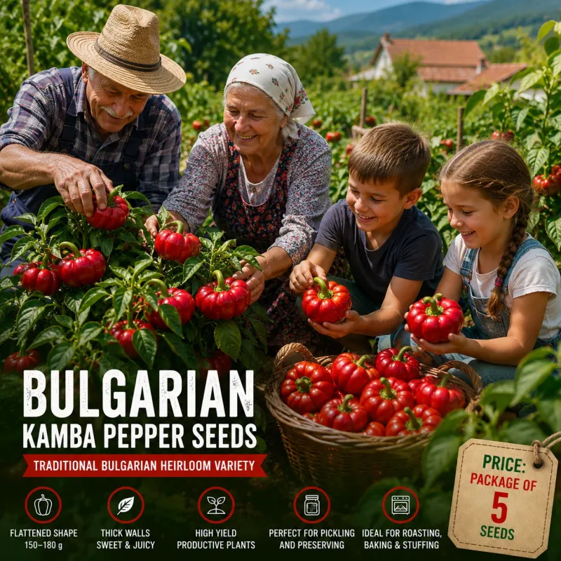 Semințe Ardei Bulgarian Ratund