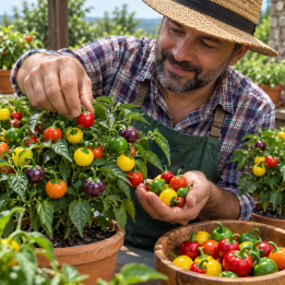 Rainbow Cherry Chili Seeds | Quality organic seeds | Exotic Seeds Shop
