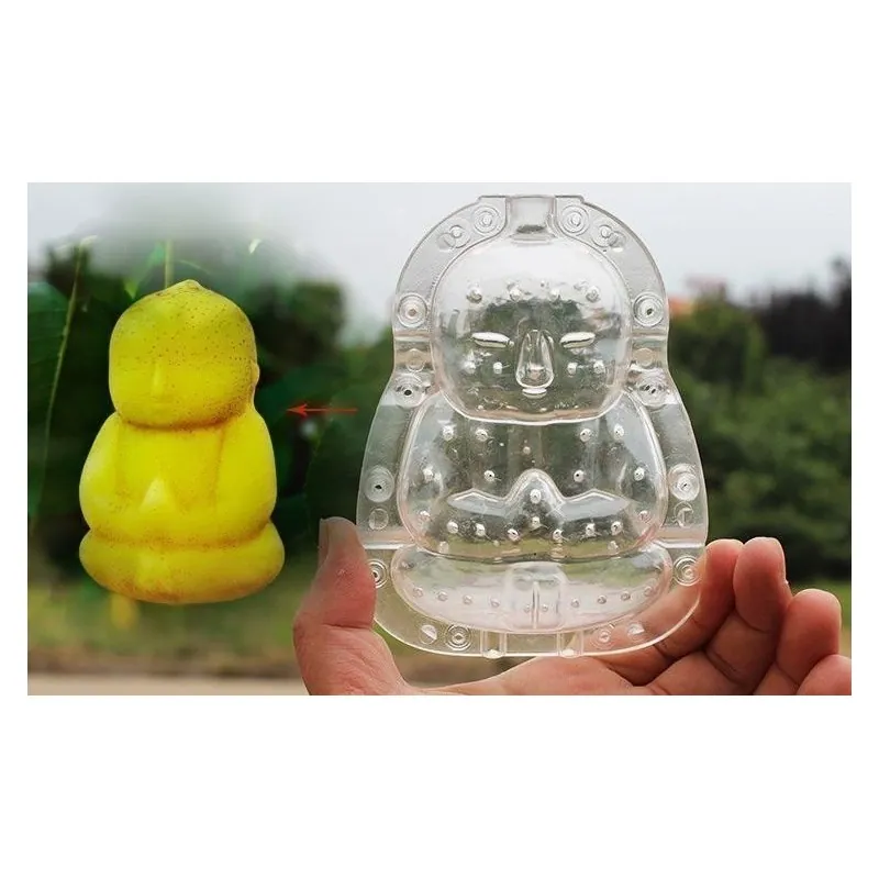 Stampo di frutta sotto forma di Buddha, pera, melone
