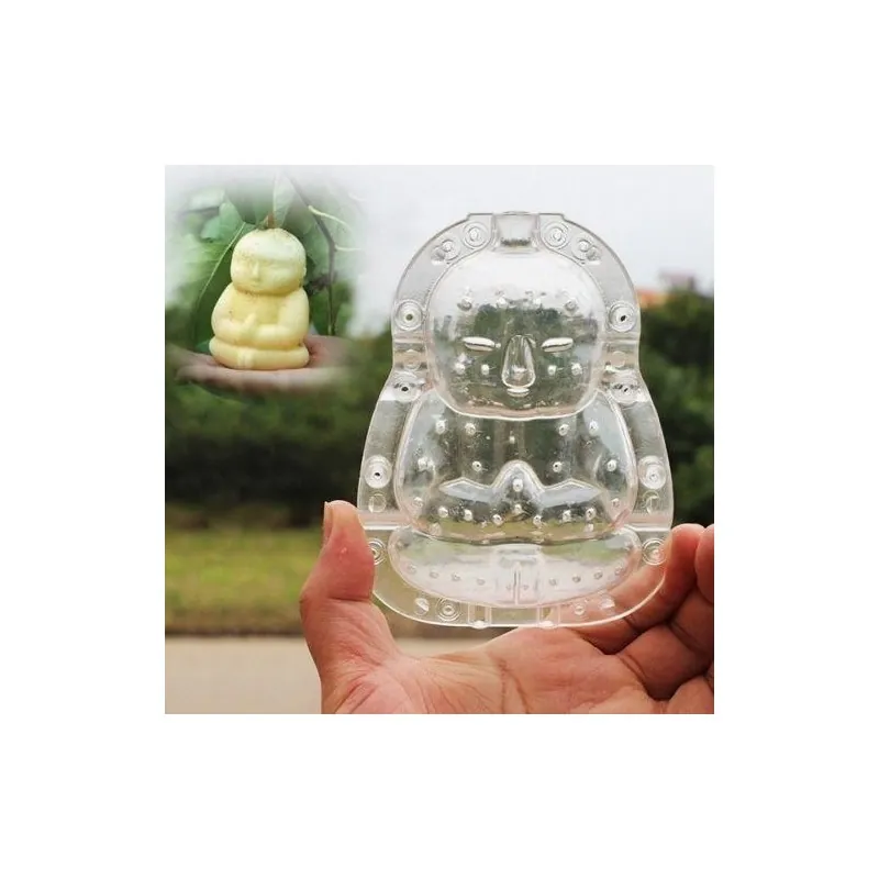 Stampo di frutta sotto forma di Buddha, pera, melone