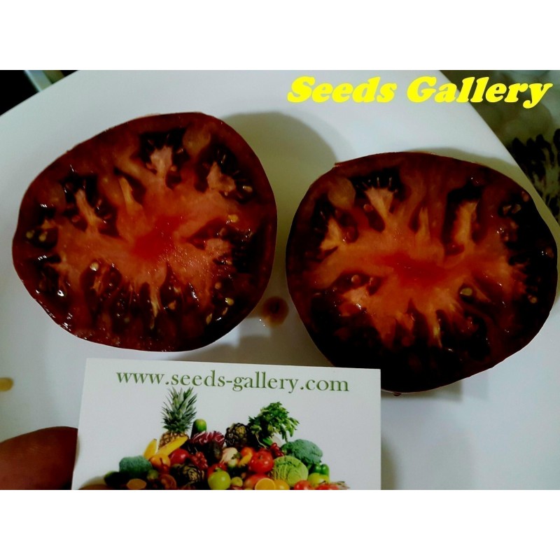 Sementes de tomate Marquise rosa e preta