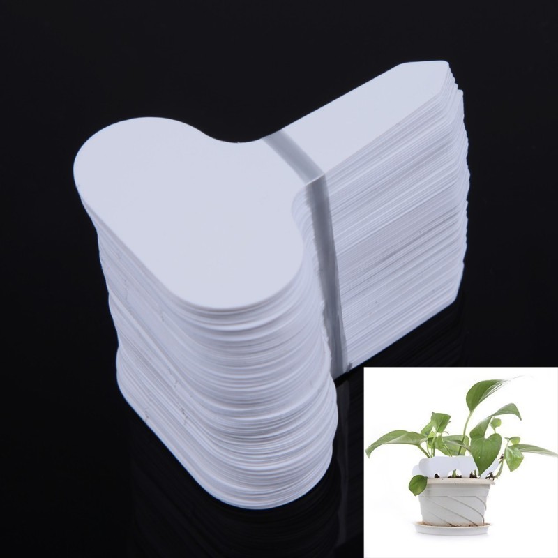 50 Etichette Per Piante A T In PVC – Marcatori Da Giardino Impermeabili E Riutilizzabili (Verde)
