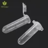 Transparent Clear Test Tube With lid 2 ml