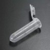 Price: €0.28 - Tubo de teste plástico transparente com tampa 2 ml - 