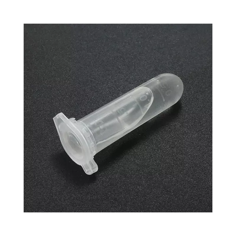 Transparent Clear Test Tube With lid 2 ml