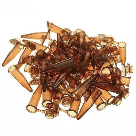 Plast Transparent Provrör Med lock 1.5ml
