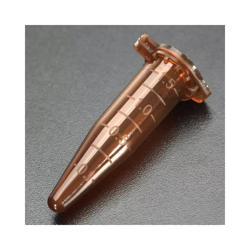 Price: €0.26 - Tubo de prueba transparente de plástico con tapa 1,5ml - 