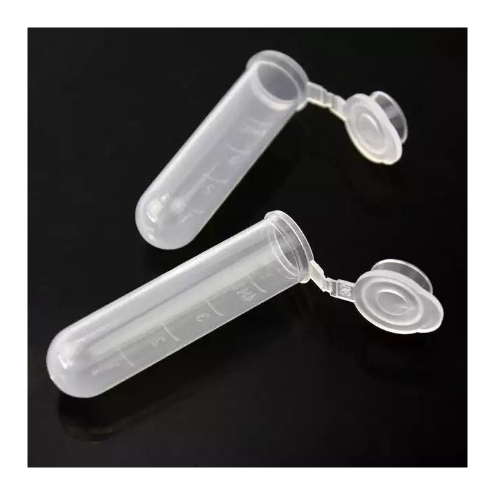 Transparent Clear Test Tube With lid 4 ml - 0.27