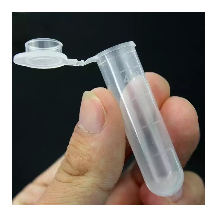 Transparent Clear Test Tube With lid 4 ml - 0.27