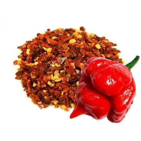 Price: €8 - Trinidad Moruga scorpion crushed chili - 2 million SHU - Seeds Gallery
