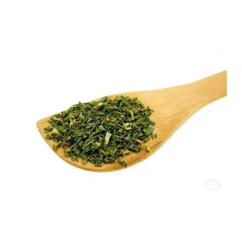 Especiaria de alho cebolinha chinesa - secas e picadas