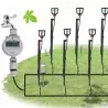 Watering Timer Solar Power Automatic Irrigation Watering Timer Programmable LCD Display Hose Timers Irrigation System