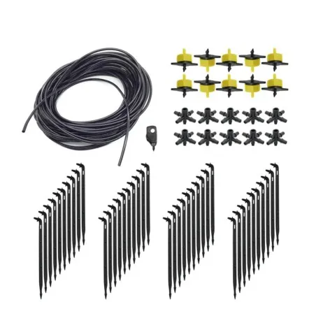 Kit de irrigação por gotejamento 2L, desvio de 4 vias