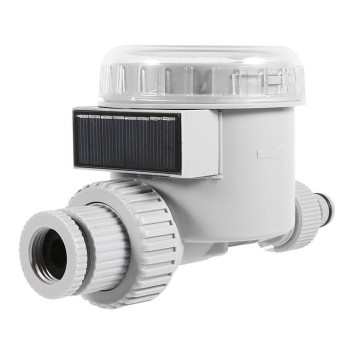 Watering Timer Solar Power Automatic Irrigation Watering Timer Programmable LCD Display Hose Timers Irrigation System - 35.955