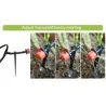 Sistema de Irrigação por Gotejamento, Rega Automática com Gotejadores Ajustáveis