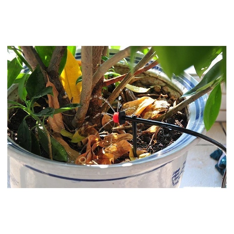 Sistema de Irrigação por Gotejamento, Rega Automática com Gotejadores Ajustáveis