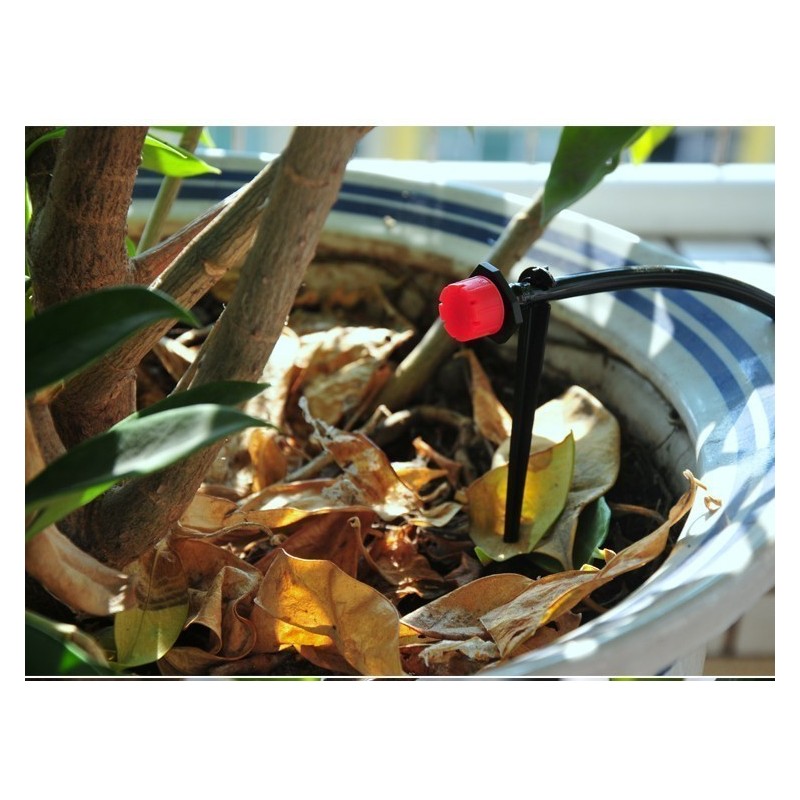 Sistema di irrigazione a goccia, irrigazione automatica con gocciolatoio regolabile