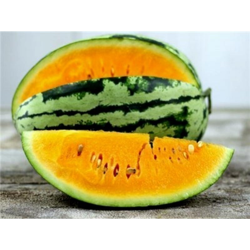 Price: €2.25 - Σπόροι Καρπούζι πορτοκαλί σάρκα Tendersweet - Seeds Gallery