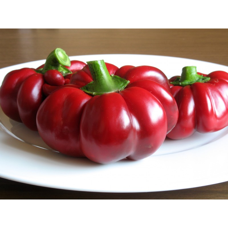 Price: €1.55 - Söt paprika Frön Rotund - 