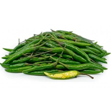 Price: €1.55 - Ταϊλανδικό μακρύ πράσινο τσίλι σπόροι - Seeds Gallery